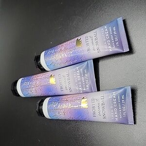 3pc Bath & Body Works Frosted Coconut Hand Cream - NEW!!